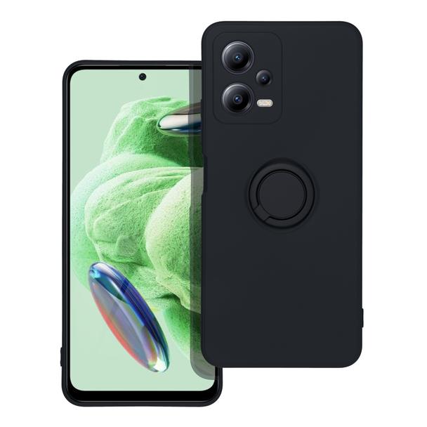Futerał SILICONE RING do XIAOMI Redmi Note 12 5G czarny