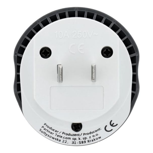 Adapter podróżny Blue Star GO TO USA (Type A) 10A biały