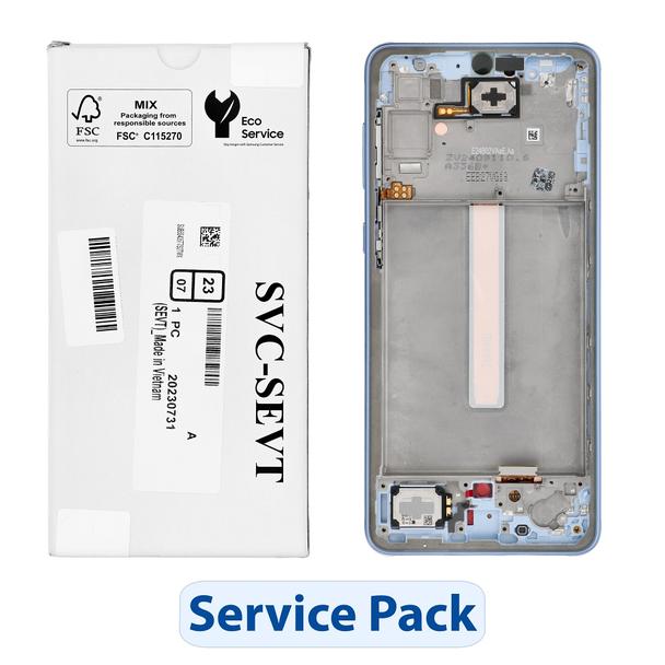 ServicePack Wyświetlacz LCD SAMSUNG A33 5G A336B GH82-28143C Blue