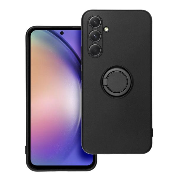 Futerał do Samsung A54 5G Silicone Ring czarny