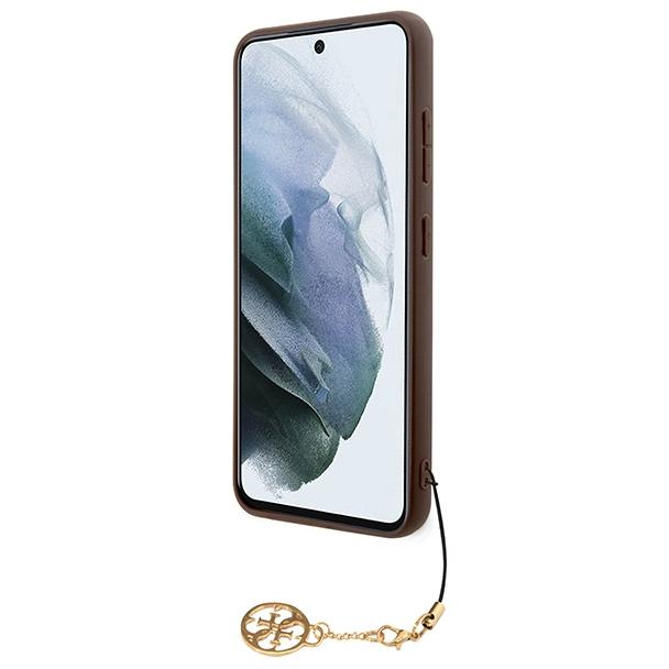 GUESS futerał do SAMSUNG S24 Plus GUHCS24MGF4GBR (4G Charm) brązowy