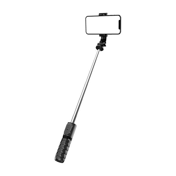 Uchwyt selfie z pilotem bezprzewodowym tripod Q11 / TR19 czarny