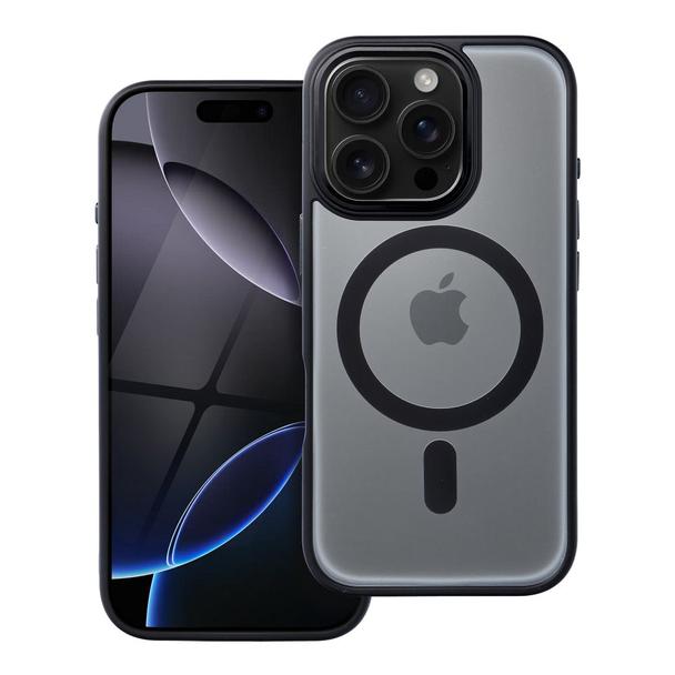 Futerał do iPhone 16 PRO Matte Mag Cover zgodny z MagSafe czarny