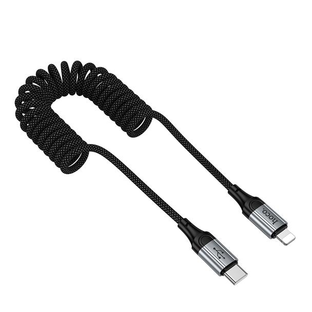Kabel USB C do Lightning Hoco PD 27W 1,5 m X121 czarny