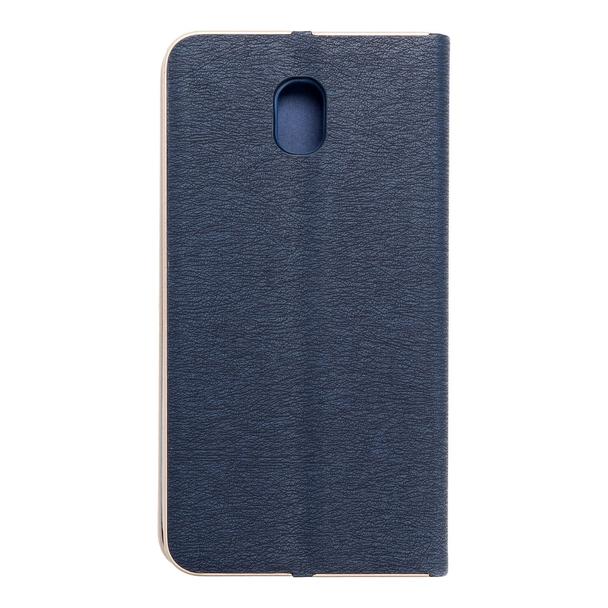 Etui z klapką na Samsung J5 2017 Luna Book Gold granatowe