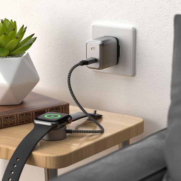 Ładowarka sieciowa do telefonu Satechi GaN USB C 30W ST-UC30WCM-EU szaro czarna
