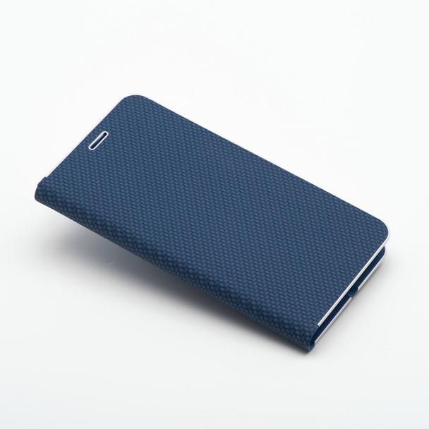Etui z klapką na Xiaomi 15T PRO Luna Book Carbon niebieskie