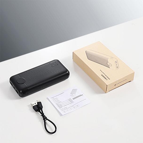 Bateria zewnętrzna (Powerbank) VEGER L20S - 20 000mAh LCD Quick Charge PD20W biały (VP2039PD / W2039PD)