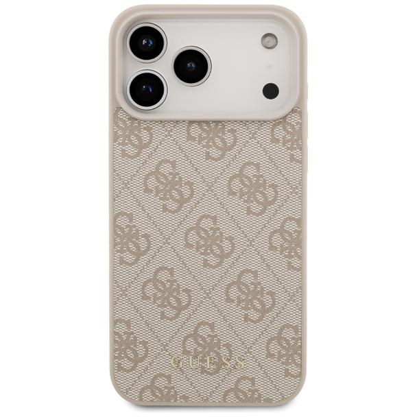 GUESS futerał do IPHONE 17 Pro Max GUHCP17XG4GFPI (PU 4G Classic) różowy