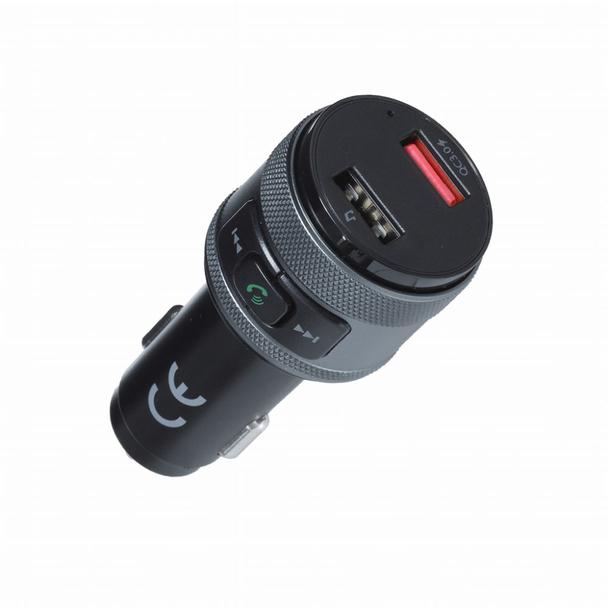 ART transmiter FM bluetooth 5.0 + 2 x USB A QC3.0 FM-57 czarny
