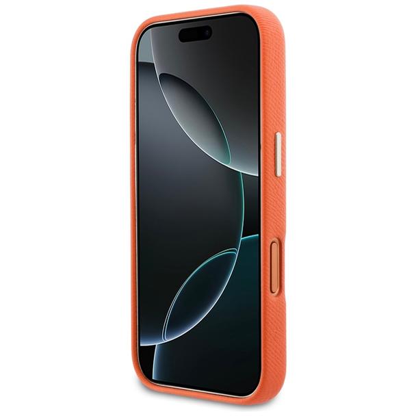 GUESS futerał do IPHONE 17 Pro Max GUHCP17X5PS4RGGO (PU FW Resin Logo) pomarańczowy