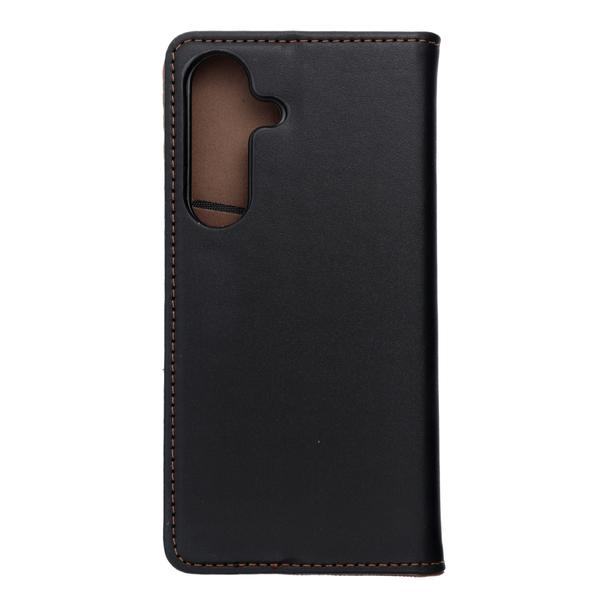 Etui z klapką na Samsung S25 Smart Pro Book skórzane czarne