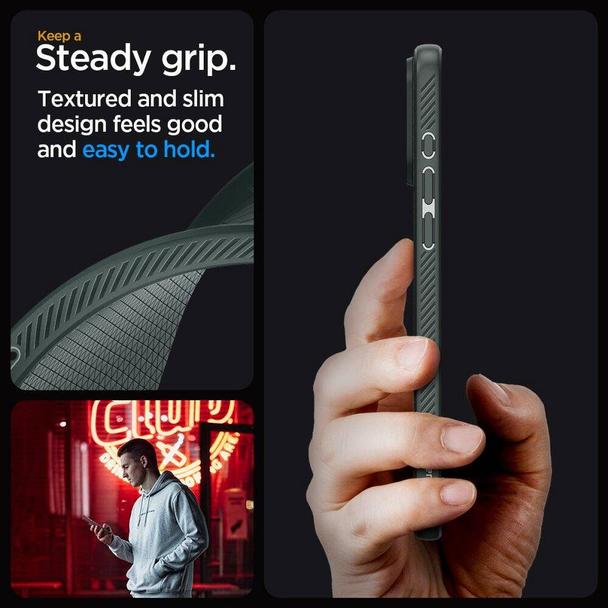 SPIGEN futerał LIQUID AIR do IPHONE 16 Pro Max abbys green