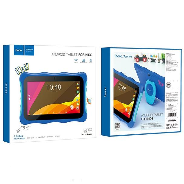 Tablet dla dzieci 7,0" 4GB/32GB Hoco Wi-Fi A9 PRO niebieski