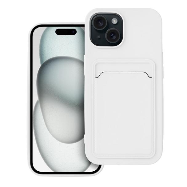Futerał do iPhone 15 Card Case biały