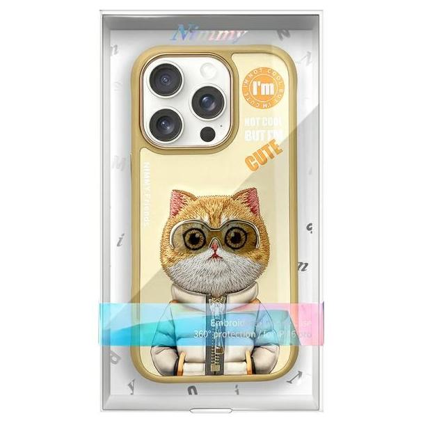 NIMMY futerał COOL&CUTE 2.0 Cat do IPHONE 16 Pro Max khaki