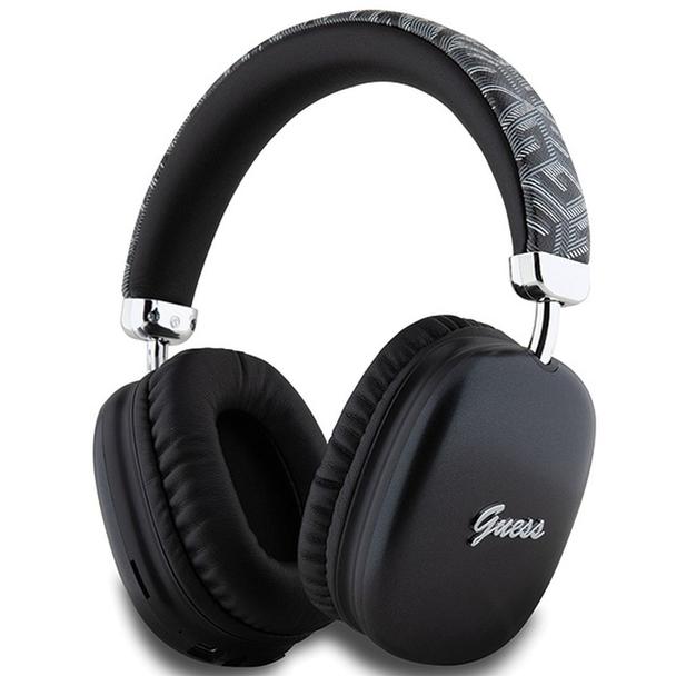 GUESS słuchawki bezprzewodowe bluetooth nauszne GUBHK1GCTCSK (Gcube Metallic Script Logo) czarne