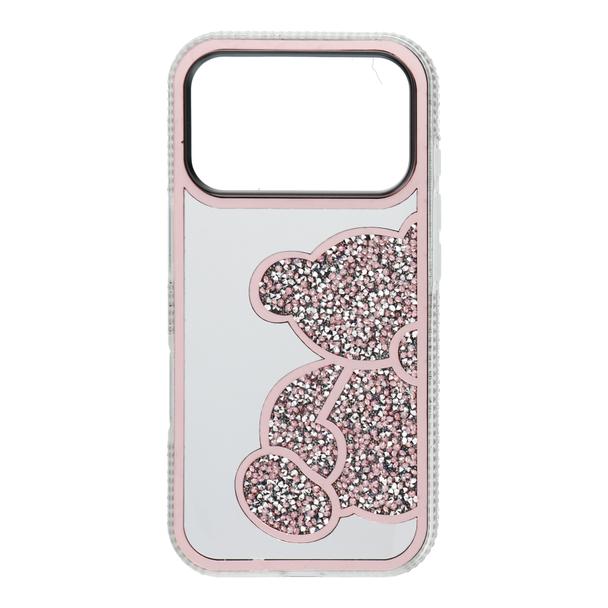 Etui na iPhone 18 Pro / 17 Pro Teddy Bear różowe