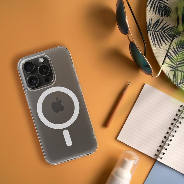 Futerał do iPhone 14 PLUS Frost Mag Cover zgodny z MagSafe transparentny zmrożony