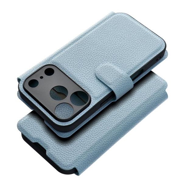 Etui z klapką na iPhone 17 PRO / 18 PRO Max Protect RFID jasnoniebieskie
