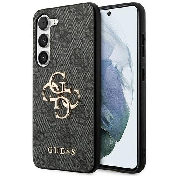 GUESS futerał do SAMSUNG S23 FE GUHCS23FE4GMGGR (Big Metal Logo) szary