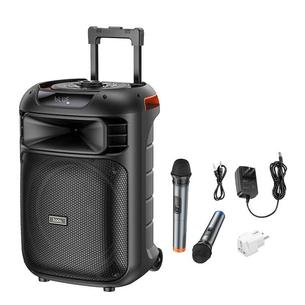 Zestaw do karaoke bluetooth 60W 7h Hoco HA5 czarny
