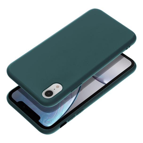 Futerał do iPhone XR Matt ciemnozielony