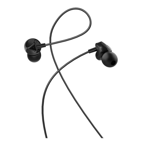 Słuchawki przewodowe douszne Jack 3,5 mm Hoco M60 czarne