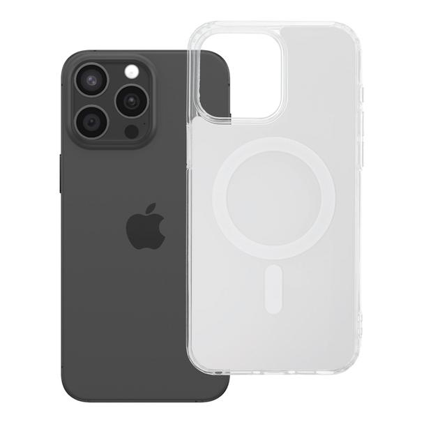 Etui na iPhone 15 PRO MAX Clear Fusion Mag Cover zgodne z MagSafe białe