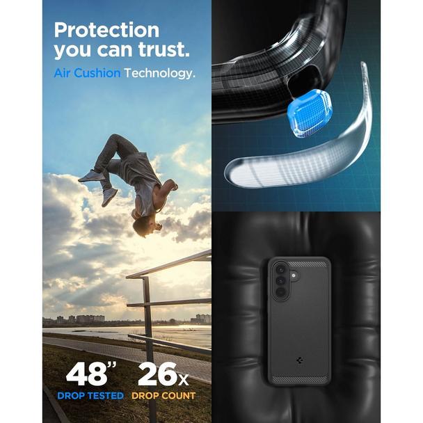 Etui na Samsung A57 5G Spigen Rugged Armor czarny