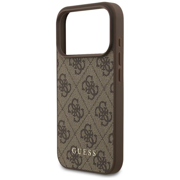 GUESS futerał do IPHONE 17 Pro GUHCP17LG4GFBR (PU 4G Classic) brązowy