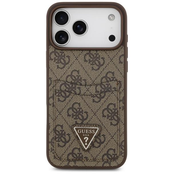 GUESS futerał do IPHONE 17 Pro Max GUHCP17XP4TPW (4G Double Card Triangle) złoty