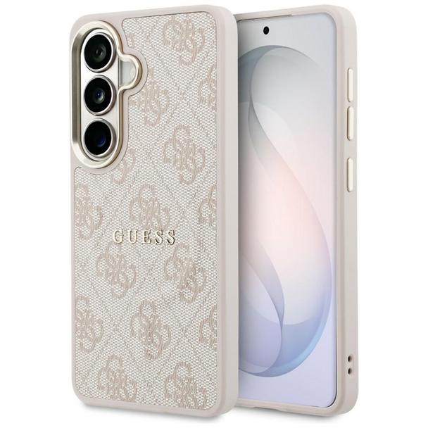 GUESS futerał do SAMSUNG S26 Plus GUHMS26MP4MSEGCP (4G Embossed Ring MagSafe) różowy