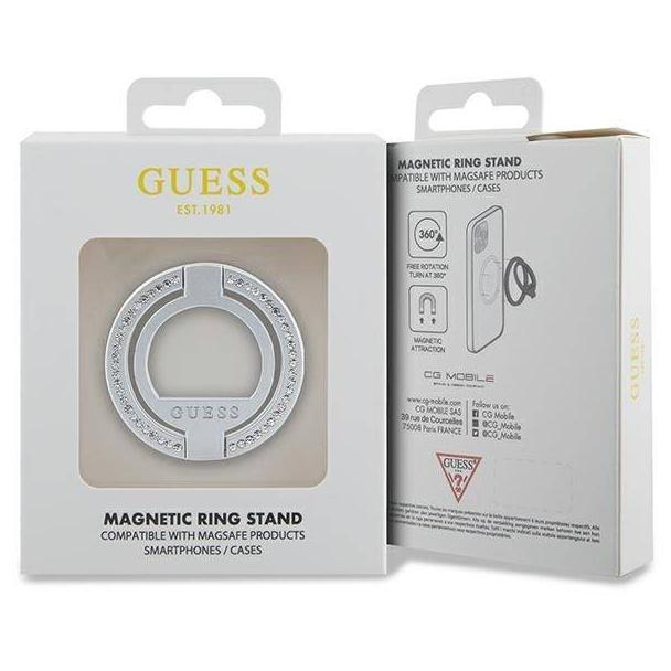 GUESS ring stand GUMRSALDGS (Rhinestones) srebrny