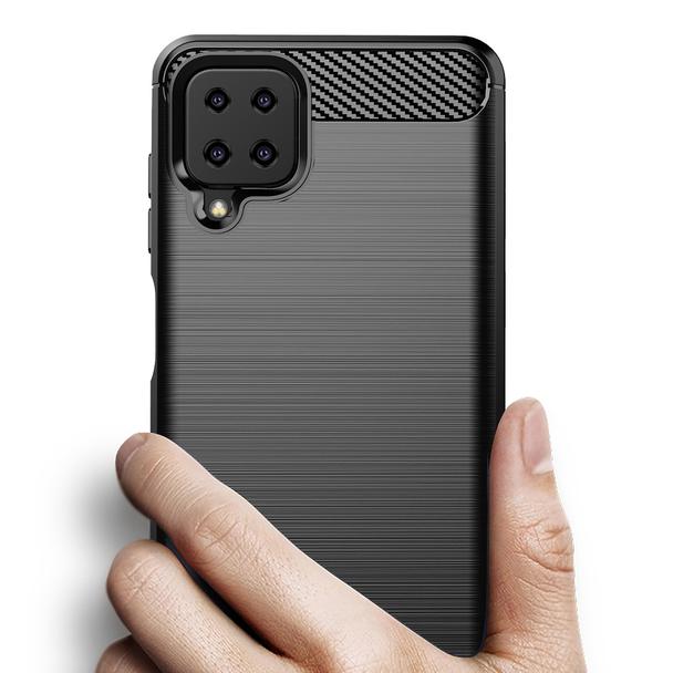 Futerał do Samsung A12 Carbon czarny