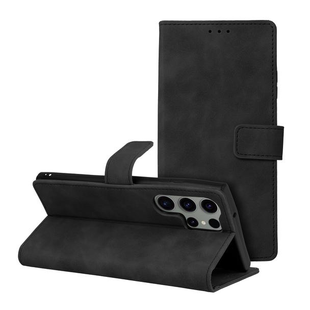 Etui z klapką na Samsung S23 ULTRA Tender Book czarne