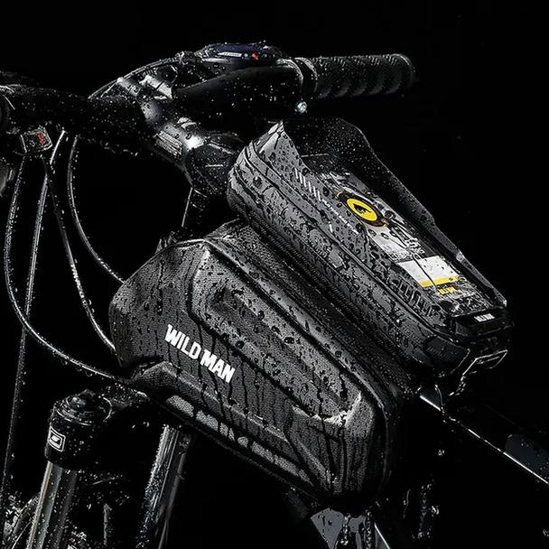 WILDMAN sakwa rowerowa na ramę na zamek 1,2L (4" - 7") XT6 czarna