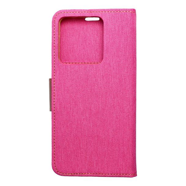 Etui z klapką na Xiaomi Redmi NOTE 13 5G Canvas Book różowe