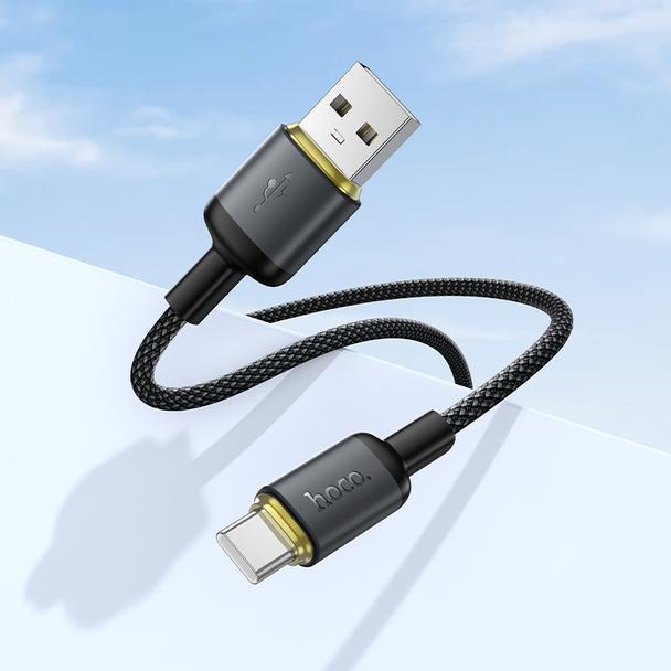 Kabel USB A do USB C Hoco 3A 1 m X128 Benefit czarny