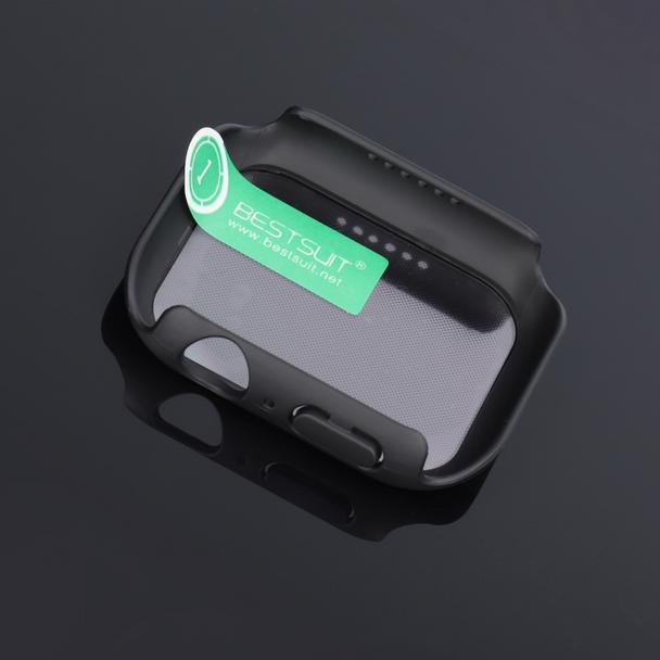 Futerał ochronny ze szkłem Bestsuit Flexible do Apple Watch series 7/8/9-45mm - grafitowy