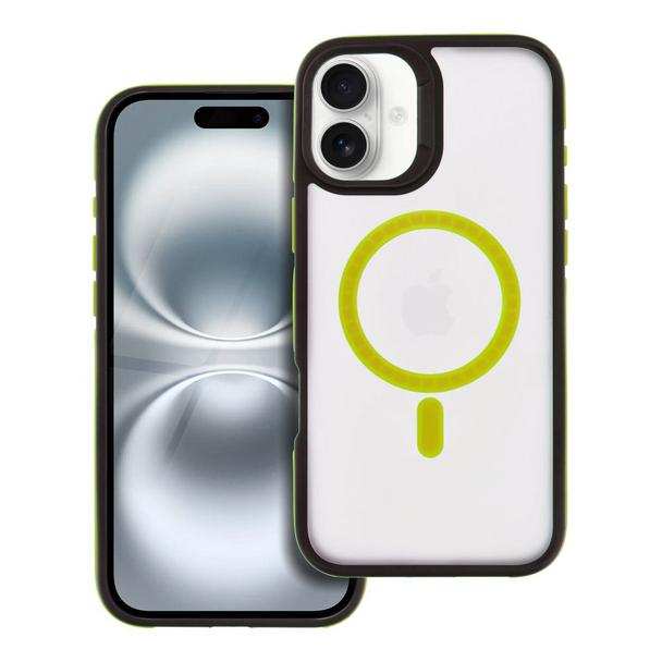 Futerał do iPhone 16 PLUS Neo zgodny z MagSafe żółty
