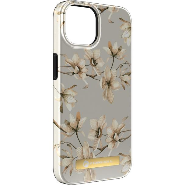 Etui na iPhone 15 PLUS Forcell F-Protect Mirage zgodne z MagSafe spring flowers