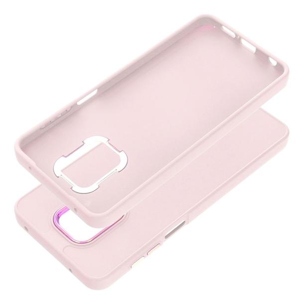 Futerał do Xiaomi Redmi Note 9S / 9 PRO Frame pudrowy róż