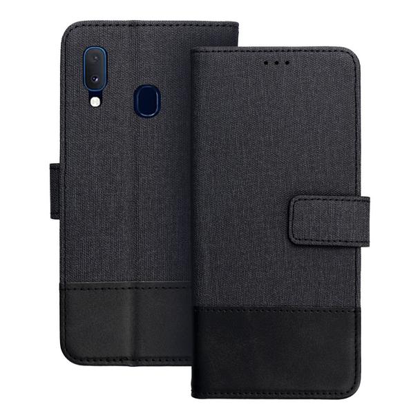 Etui z klapką na Samsung A20e Gomma Book czarne