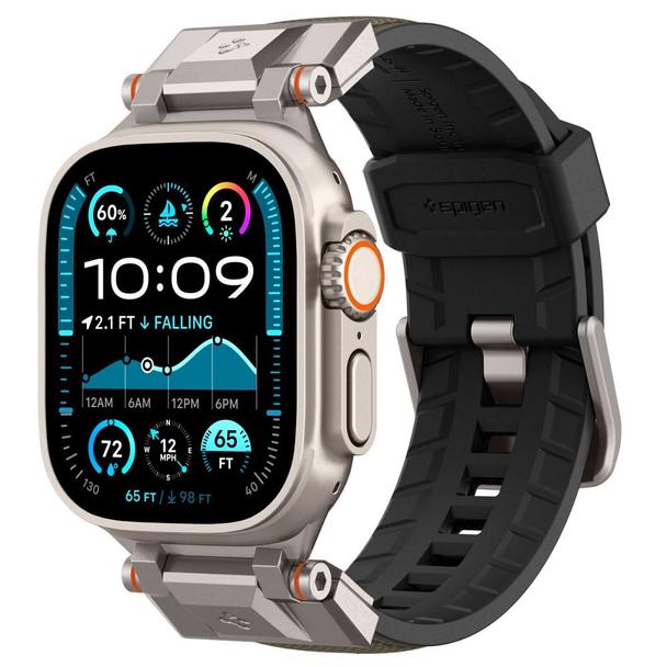 SPIGEN futerał DURAPRO ARMOR do APPLE Watch 6/7/8/9/10/SE/ULTRA 1/2 (44/45/46/49 mm) military green