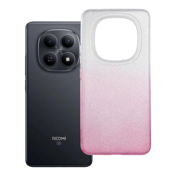 Etui na Xiaomi Redmi Note 15 5G Shining transparentne różowe