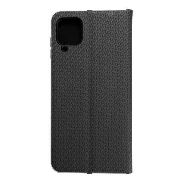 Etui z klapką na Samsung A12 / M12 Luna Book Carbon czarne
