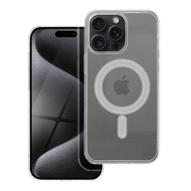 Futerał do iPhone 15 PRO MAX Clear Mag Cover (STR) zgodny z MagSafe transparentny