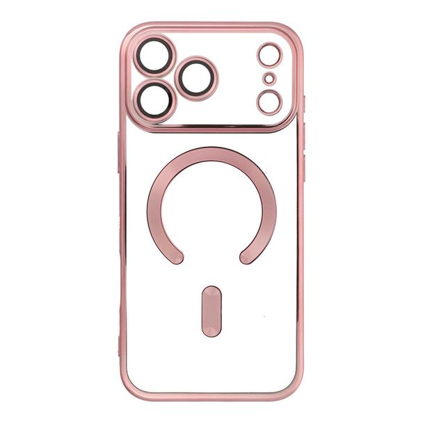 Futerał do iPhone 17 PRO MAX Electro Mag Cover zgodny z MagSafe złoty róż
