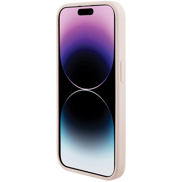 KARL LAGERFELD futerał do IPHONE 15 Pro KLHCP15LPQKPMP (Quilted Pattern) różowy
